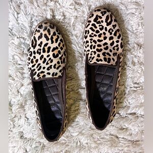 Sperry Pennington Leopard Pony Flat, Size 7.5